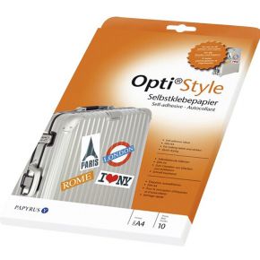 Image of Opti style Adhesive Paper A 4 10 Sheets