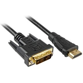 Image of HDMI -> DVI-D (24+1) Bk 3,0m