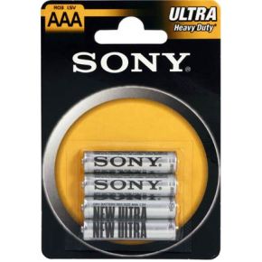 Image of Batterie SONY Zink-Chlorid Ultra R03 Micro AAA (4 St.) - Sony