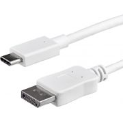 StarTech-com-1-m-USB-C-naar-DisplayPort-kabel-4K-60Hz-wit