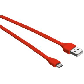 Image of Trust Urban Micro-USB Kabel Plat 1m Rood