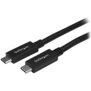 StarTech.com USB31CC50CM 0.5m USB C USB C Zwart USB-kabel