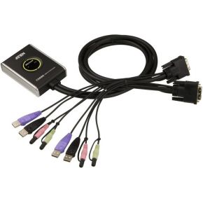 Image of 2-poorts USB KVM schakelaar met audio - Aten