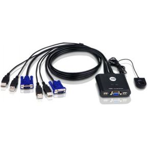 Image of 2-Poorts USB VGA KVM Schakelaar - Aten - Aten