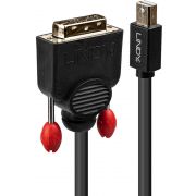 Lindy 41952 Mini Displayport DVI-D Zwart kabeladapter/verloopstukje