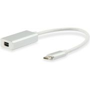 Equip-USB-C-MALE-TO-MINI-DP-USB-Type-C-Mini-DisplayPort-Wit-kabeladapter-verloopstukje