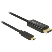 DeLOCK-85255-1m-USB-C-DisplayPort-Zwart-video-kabel-adapter