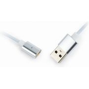 Gembird-CC-USB2-AMLM31-1M-USB-2-0-8-pin-MicroUSB-USB-C-Wit-kabeladapter-verloopstukje