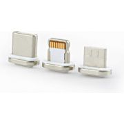 Gembird-CC-USB2-AMLM31-1M-USB-2-0-8-pin-MicroUSB-USB-C-Wit-kabeladapter-verloopstukje