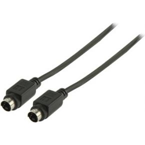 Image of S-Video Kabel S-Video Male - S-Video Male 5.00 M Zwart