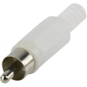 Image of Connector RCA Male PVC Wit