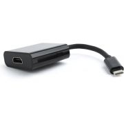 Gembird-A-CM-HDMIF-01-USB-Type-C-3-1-HDMI-Zwart-kabeladapter-verloopstukje