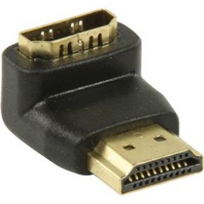 Image of HDMI-adapter HDMI-connector 90° gehoekt - HDMI input zwart