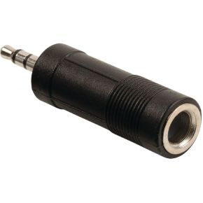 Image of Audio-adapter 3,5 mm male - 6,35 mm female zwart - Valueline