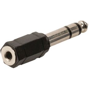 Image of Audio-adapter 6,35 mm male - 3,5 mm female zwart - Valueline