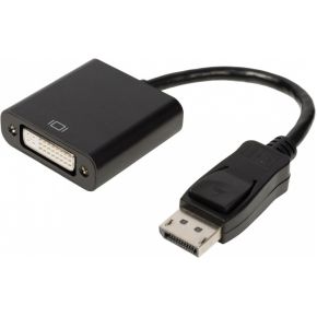 Image of DisplayPort Kabel DisplayPort Male - DVI-D 24+1-Pins Male 0.20 M Zwart
