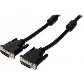 Image of DVI kabel DVI-I 24+5-pin male - DVI-I 24+5-pin male 2,00 m zwart - Val