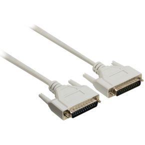 Image of RS232 kabel D-SUB 25-pin male - D-SUB 25-pin male 2,00 m ivoor - Value