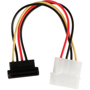 Image of Interne stroom adapterkabel SATA 15-pins vrouwelijk 90 gehoekt - Molex