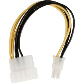 Image of Interne stroom adapterkabel Molex mannelijk - PCI Express mannelijk 0,