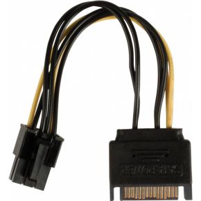 Image of Interne stroom adapterkabel PCI Express vrouwelijk - SATA 15-pins mann