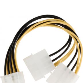 Image of Interne stroom splitterkabel EPS 8-pins - 2x Molex mannelijk 0,15 m ve
