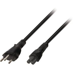 Image of Stroomkabel Zwitserse plug mannelijk - IEC-320-C5 5,00 m zwart - Value