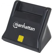 Manhattan 102025 USB 2.0 Zwart smart card reader