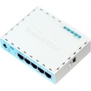 Mikrotik-RB750GR3-Ethernet-LAN-Turkoois-Wit-bedrade-router