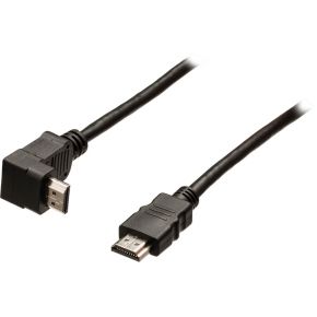 Image of High Speed HDMI Kabel Met Ethernet HDMI-Connector - HDMI-Connector Haaks 270° 2.00 M Zwart