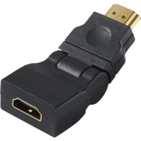 Image of Vedimedia HDMI Adapter zwart zwenkbaar, Stekker/Koppeling