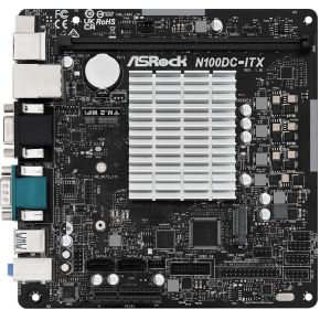 Asrock N100DC-ITX moederbord met CPU