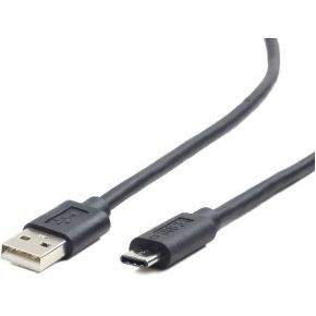Image of Gembird CCP-USB2-AMCM-10 3m USB A USB C Zwart USB-kabel