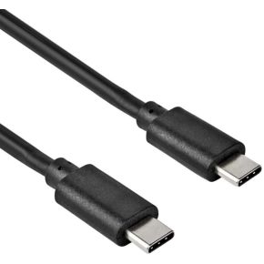 Image of Goobay USB 3.1 Aansluitkabel [1x USB-C stekker - 1x USB-C stekker] 1 m Zwart Vergulde steekcontacten, UL gecertificeerd