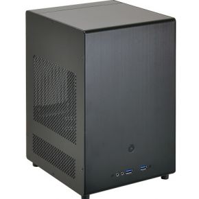 Image of Lian Li PC-Q04B Midi-Toren Zwart computerbehuizing
