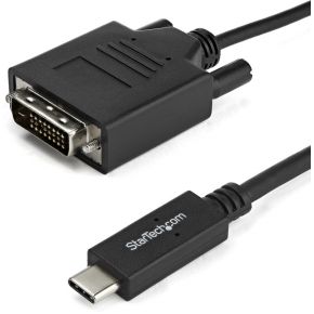 StarTech.com USB-C naar DVI adapter kabel 1 m