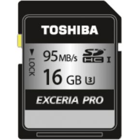 Image of Toshiba EXCERIA PRO - N401 16GB SDHC UHS-I Class 3 flashgeheugen