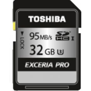 Image of Toshiba EXCERIA PRO - N401 32GB SDHC UHS-I Class 3 flashgeheugen