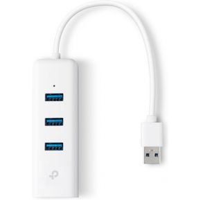 Image of TP-LINK 3-Port USB 3.0 Hub GB Ethernet Adapter