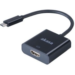 Image of Akasa AK-CBCA04-15BK USB Type-C HDMI Zwart kabeladapter/verloopstukje