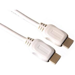 Image of HIGH SPEED HDMI? 2.0 WITH ETHERNET HDMI PLUG TO HDMI PLUG CABLE - WHIT