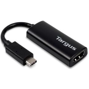 Image of Targus ACA933EU USB C HDMI A Zwart kabeladapter/verloopstukje