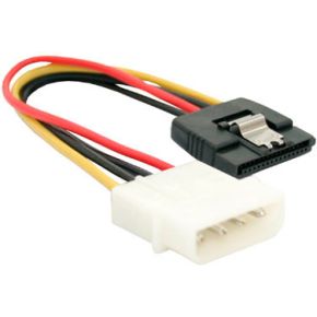 Image of Advanced Cable Technology 0.15m, 5.25""/SATA II 15p Intern 0.15m Molex (4-pin) SATA Multi kleuren