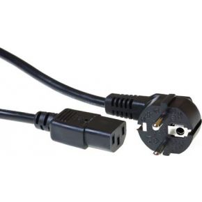 Image of Advanced Cable Technology 1.5m, CEE 7/7/ IEC 60320 C13 1.5m CEE7/7 Schuko C13 coupler Zwart