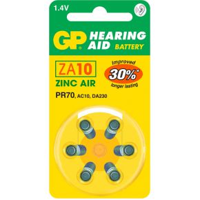 Image of GP Batteries Hearing Aid ZA10