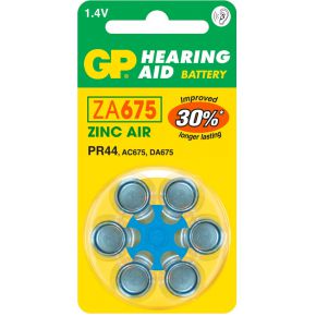 Image of GP Batteries Hearing Aid ZA675