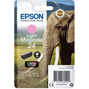 Image of Epson C13T24264022 5.1ml 360pagina's Lichtmagenta inktcartridge