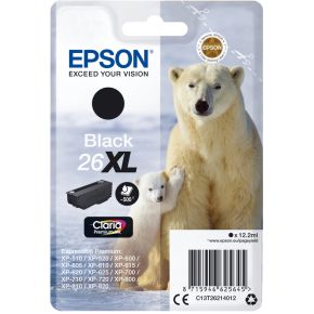 Image of Epson C13T26214022 12.1ml 500pagina's Zwart inktcartridge