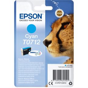 Image of Epson C13T07124022 5.5ml 495pagina's Cyaan inktcartridge