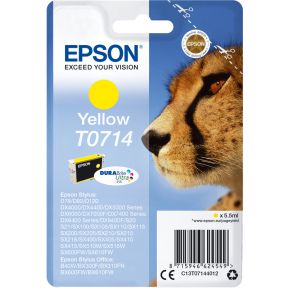Image of Epson C13T07144012 5.5ml Geel inktcartridge